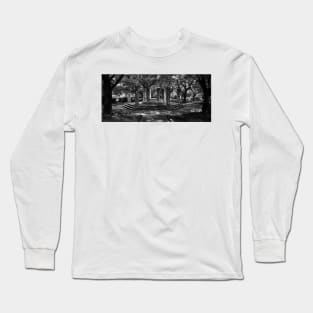 Himeji Castle Park Stone Octagon, Japan Long Sleeve T-Shirt